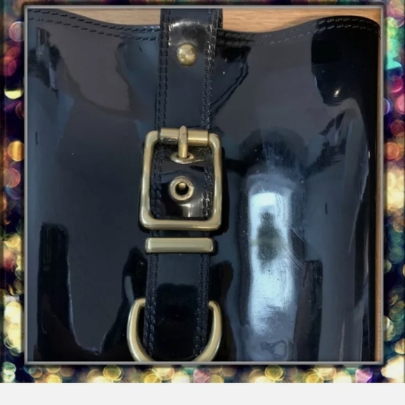 COACH KNEE HIGH RAIN BOOTS SIZE 8 - Picture 4 of 6